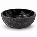 Classic Black Marble Vessel Sink