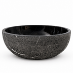 Classic Black Marble Vessel Sink