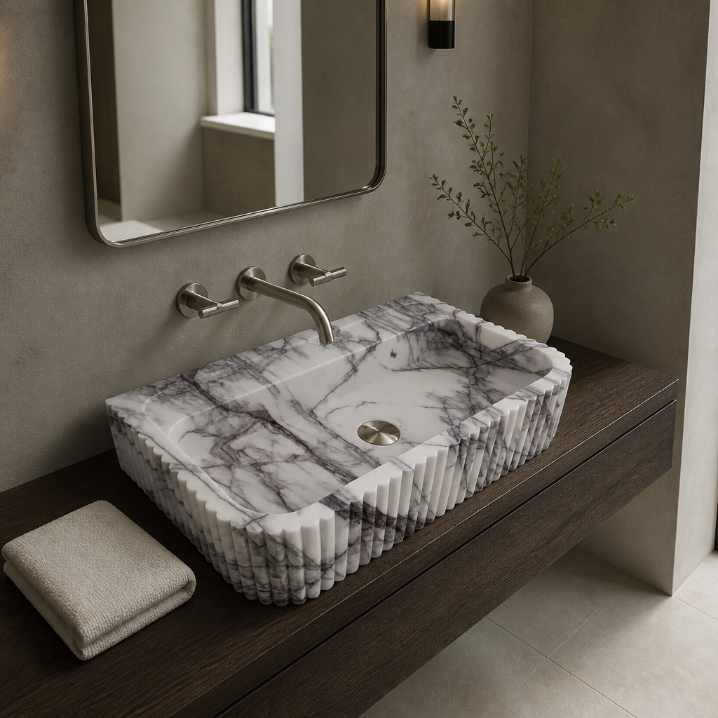New York Style Marble Vessel Sink