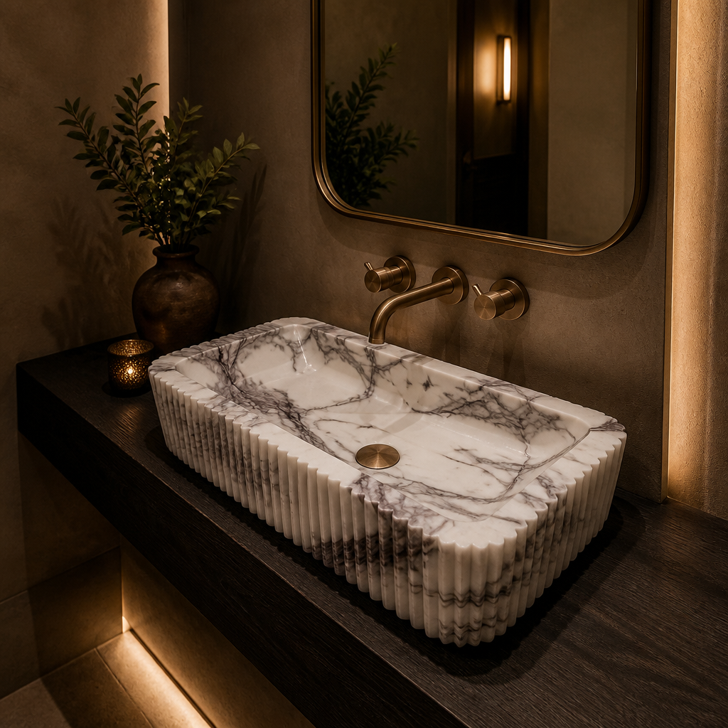 New York Style Marble Vessel Sink
