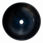 Premium Black Marble Compact Vessel Sink