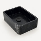 Premium Black Marble Vessel Sink — Toros