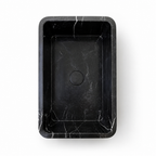 Premium Black Marble Vessel Sink — Toros