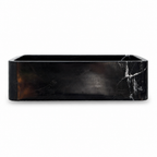 Premium Black Marble Vessel Sink — Toros