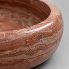 Red Marble Vessel Sink