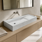 Refined Marble Vessel Sink — Imperial Cut