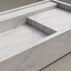 Refined Marble Vessel Sink — Imperial Cut