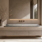 Seagrass Fossil Limestone Vessel Sink