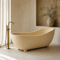 Travertine Freestanding Bathtub