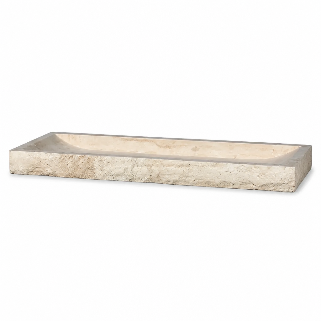 Ivory Travertine Standard Vessel Sink
