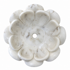 Flower-Shaped Marble Vessel Sink