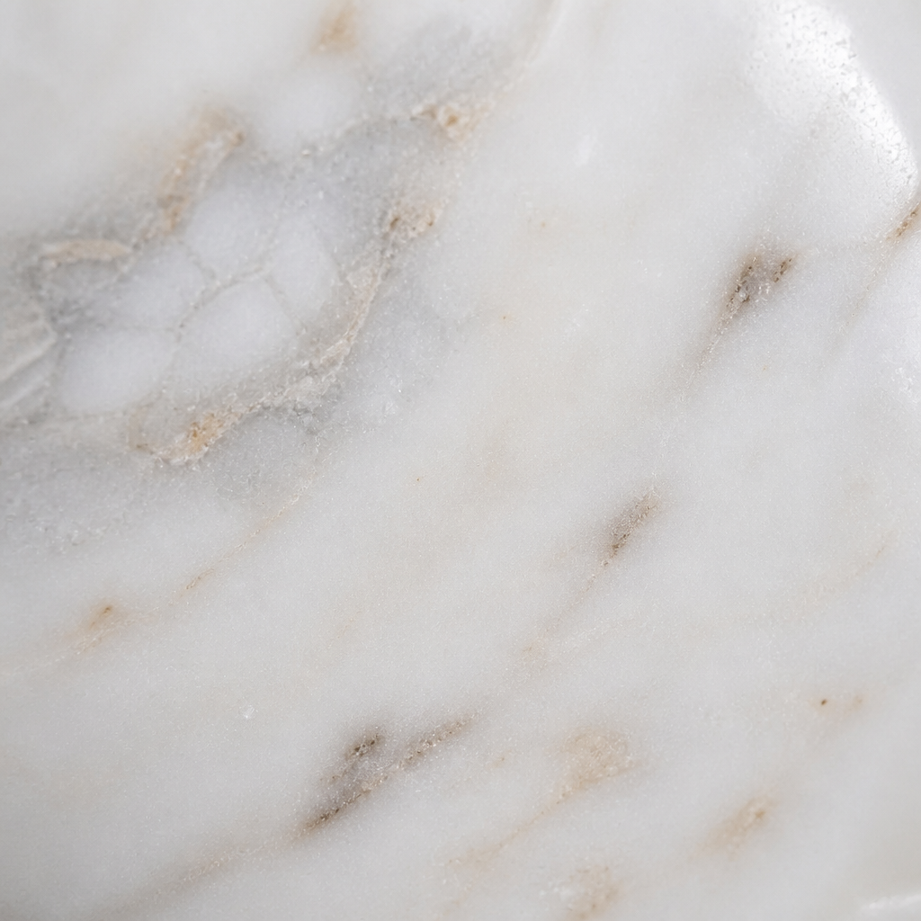 Flower-Shaped Marble Vessel Sink